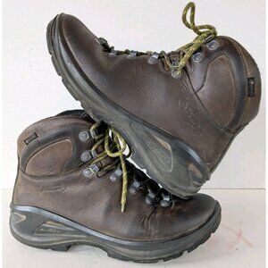 Vintage AKU Women’s 7 EU 38 Leather Gore‑Tex Hiking Boots Vibram - Made in Italy